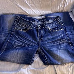 Cowgirl tuff jeans, size 30/35,EUC